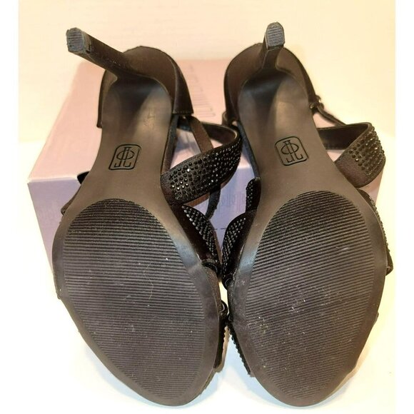 JLo Jennifer Lopez Flora Black Rhinestone Pumps - Size 7 - Picture 10 of 10